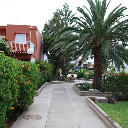 Cielo Azul Intenso Y Sol Radiante En Maspalomas *